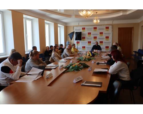 Відбулось засідання виконавчого комітету Первомайської міської ради, яке провів міський голова Микола Бакшеєв
